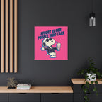 Snoopy Effort Quote Canvas