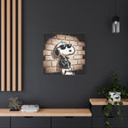 Cool Sunglasses Dog Canvas