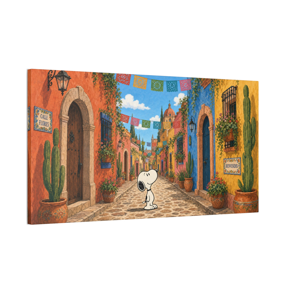 Mexican Street Canvas