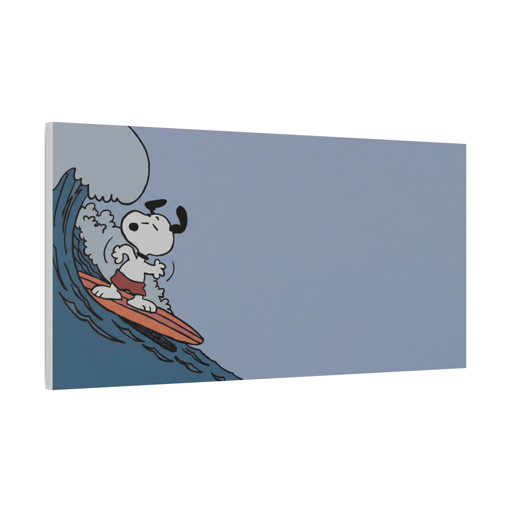 Surfing Dog Canvas