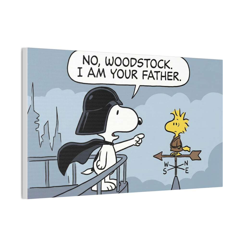 Snoopy Vader Comic Canvas