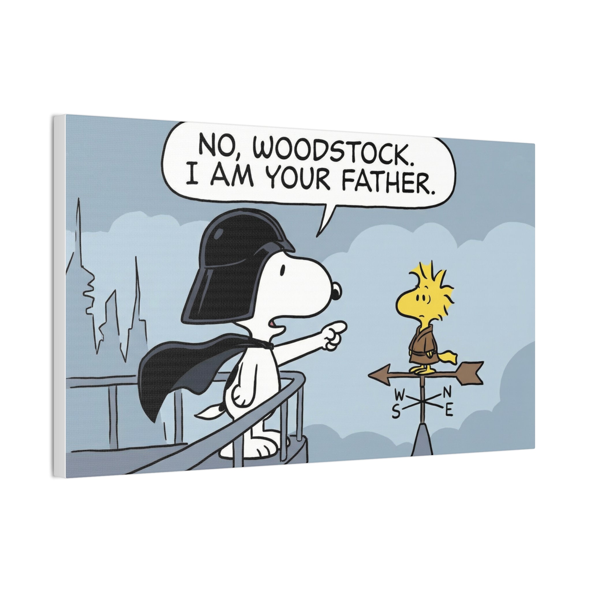 Snoopy Vader Comic Canvas