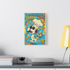 Snack Time Pizza Canvas