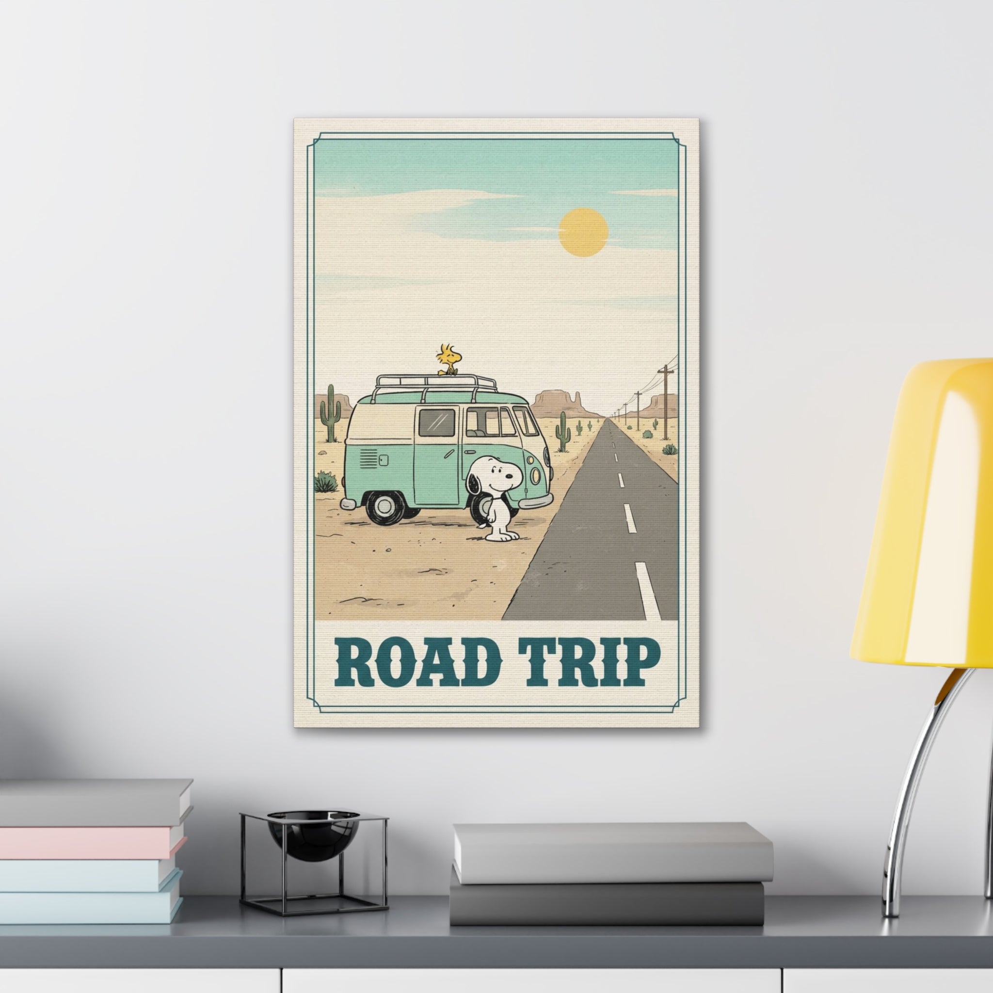 Snoopy Road Trip Canvas