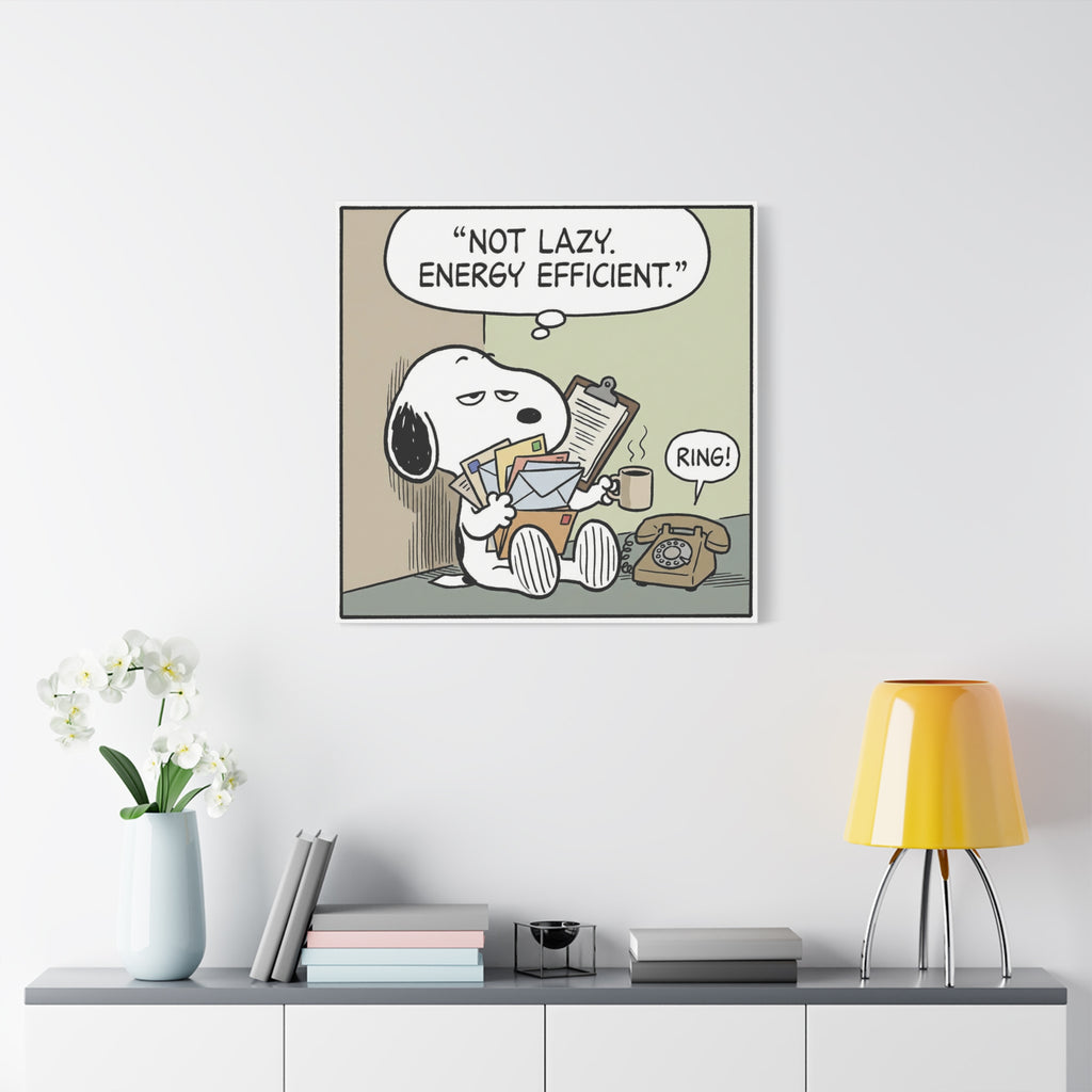 Energy Efficient Snoopy Canvas