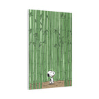 Snoopy in Bamboo Forest Canvas