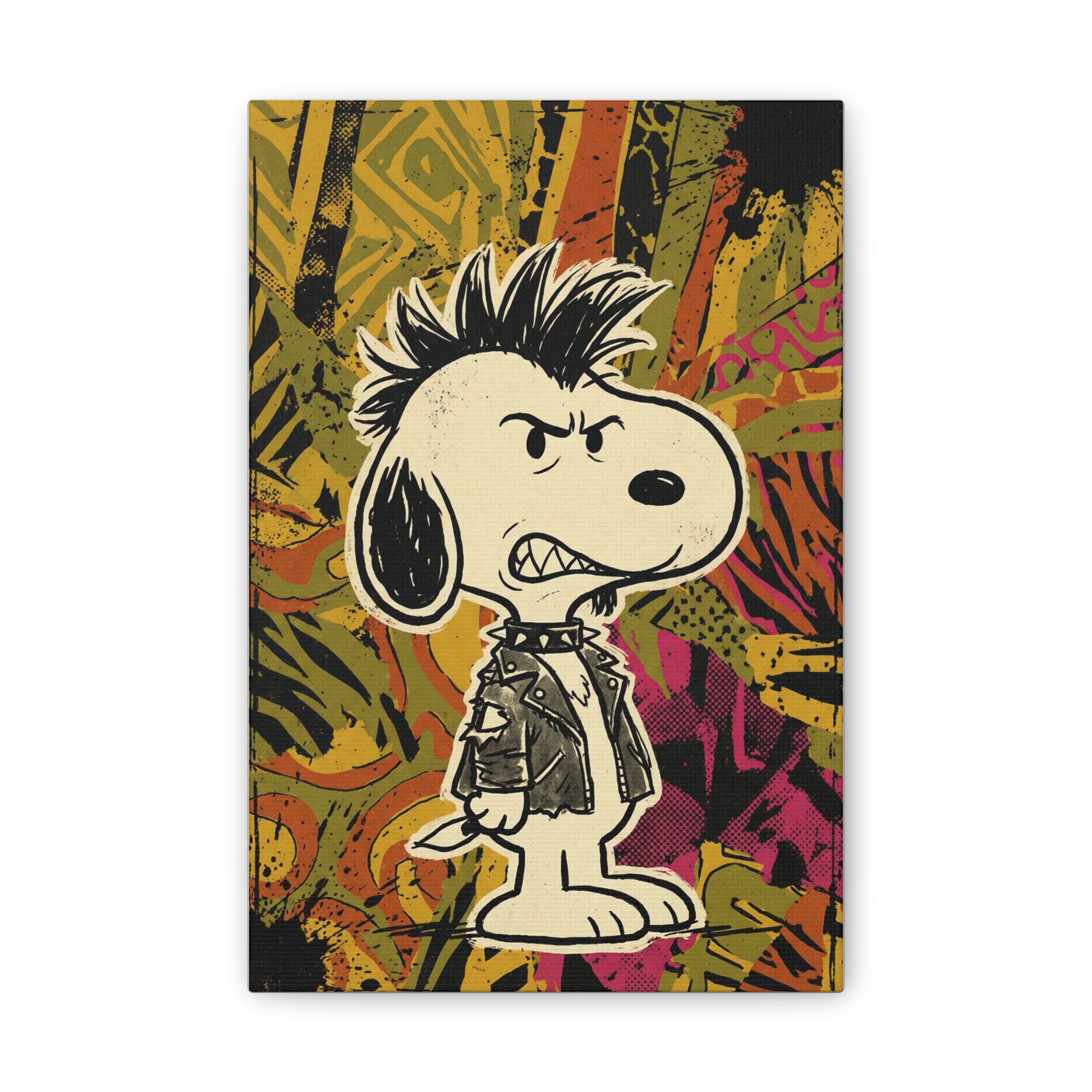 Punk Dog Canvas