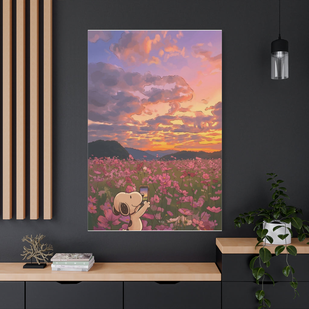 Wildflower Sunset Canvas