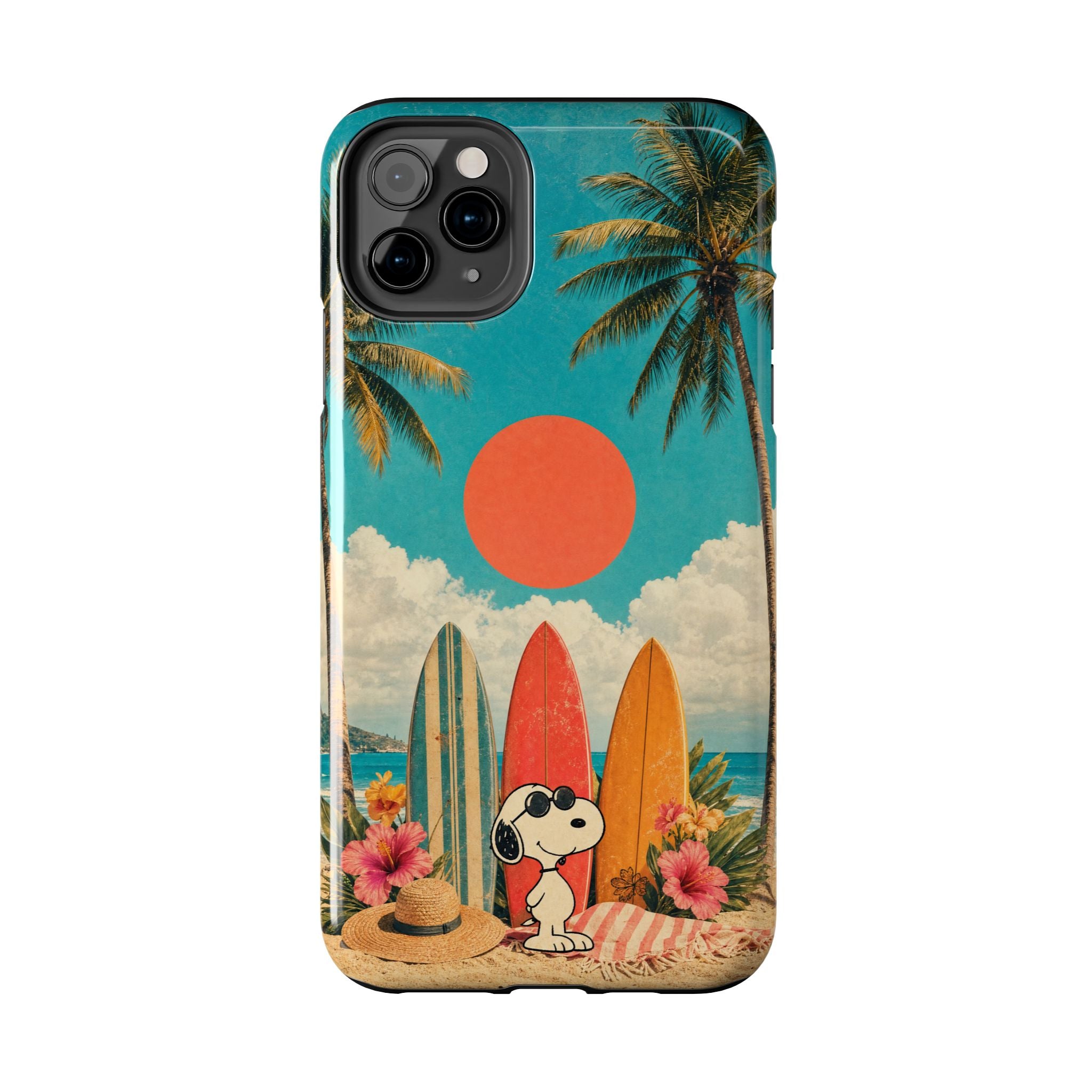 Retro Beach Sun Case
