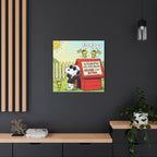Snoopy Selfies Canvas
