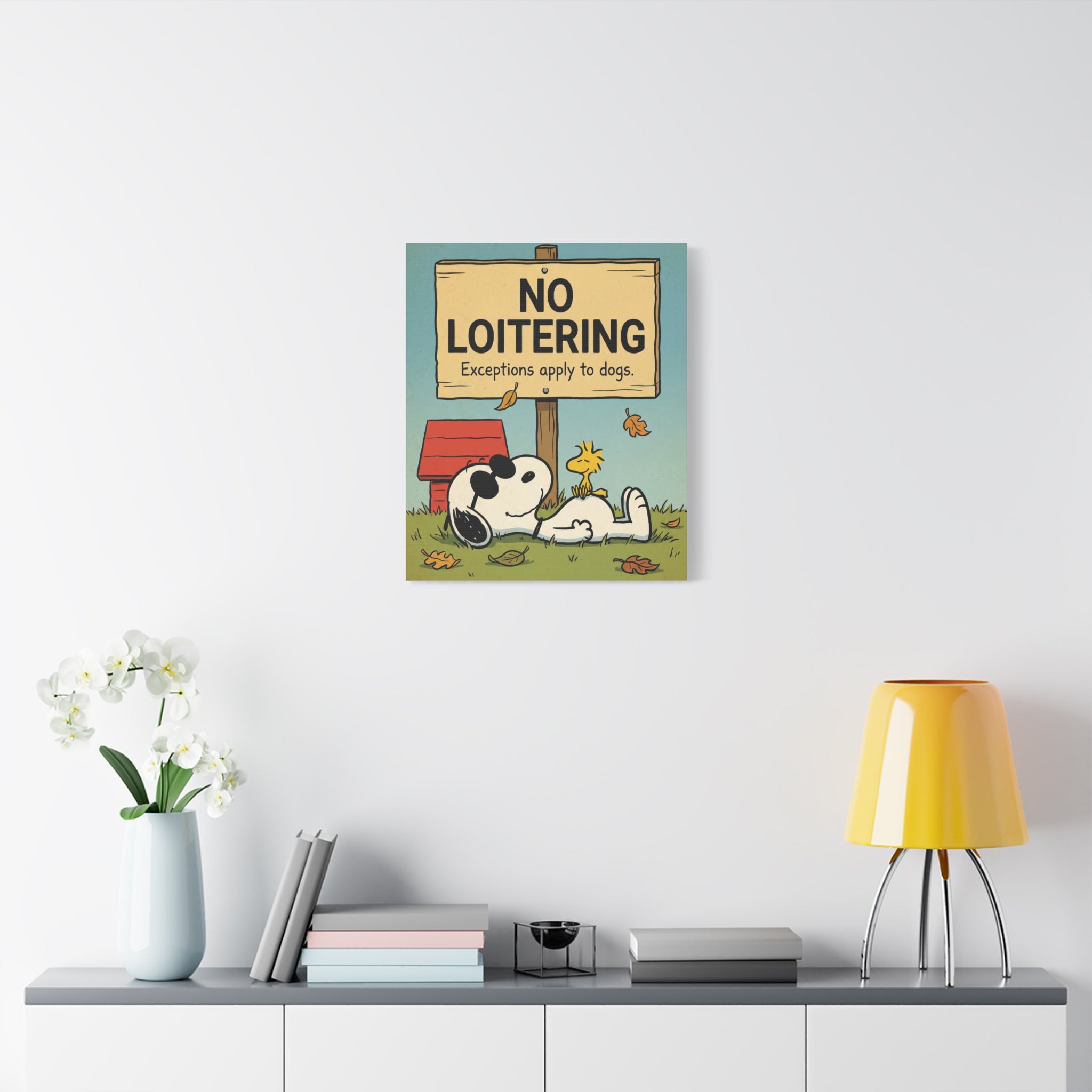 No Loitering Canvas