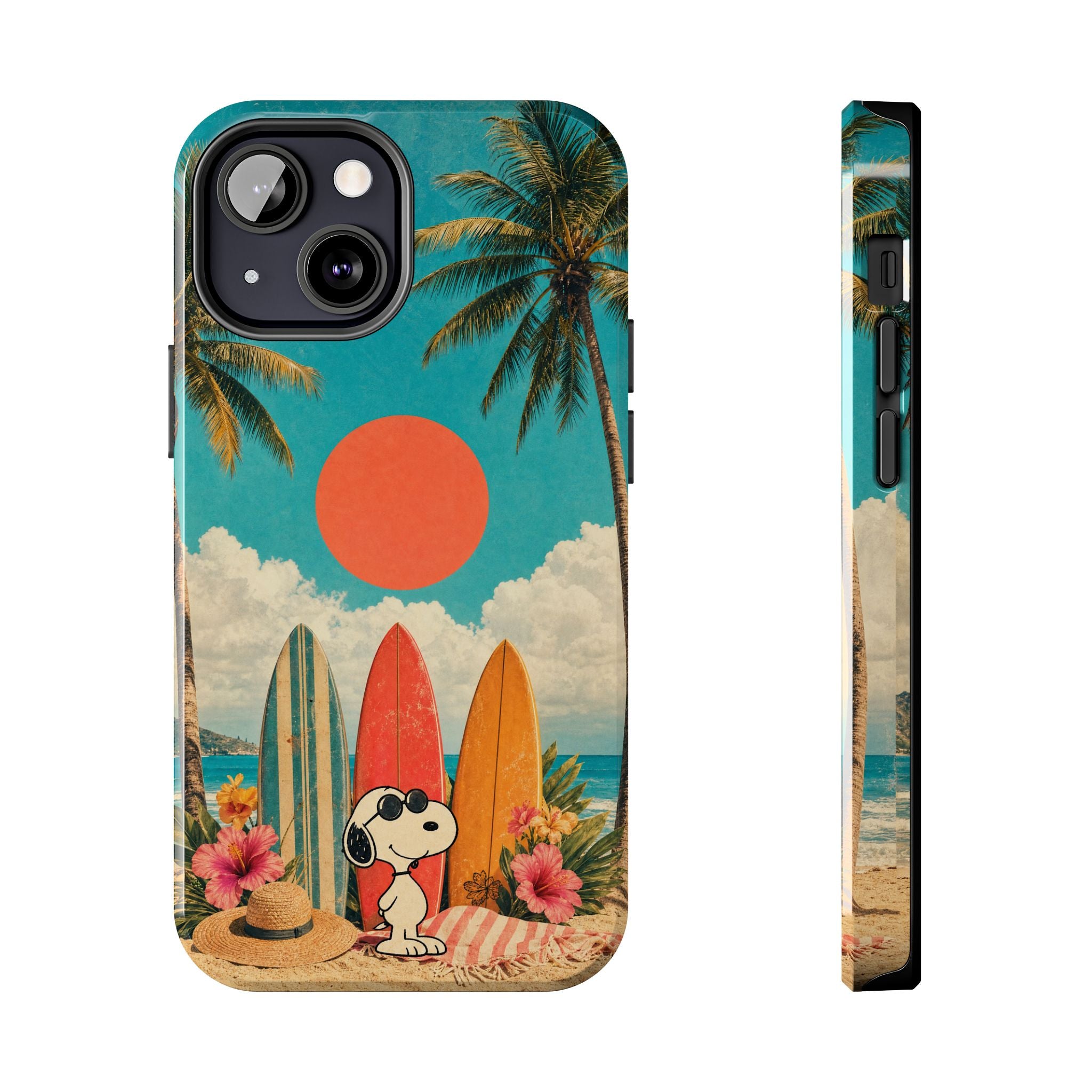 Retro Beach Sun Case