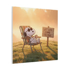 Relaxing Snoopy Canvas