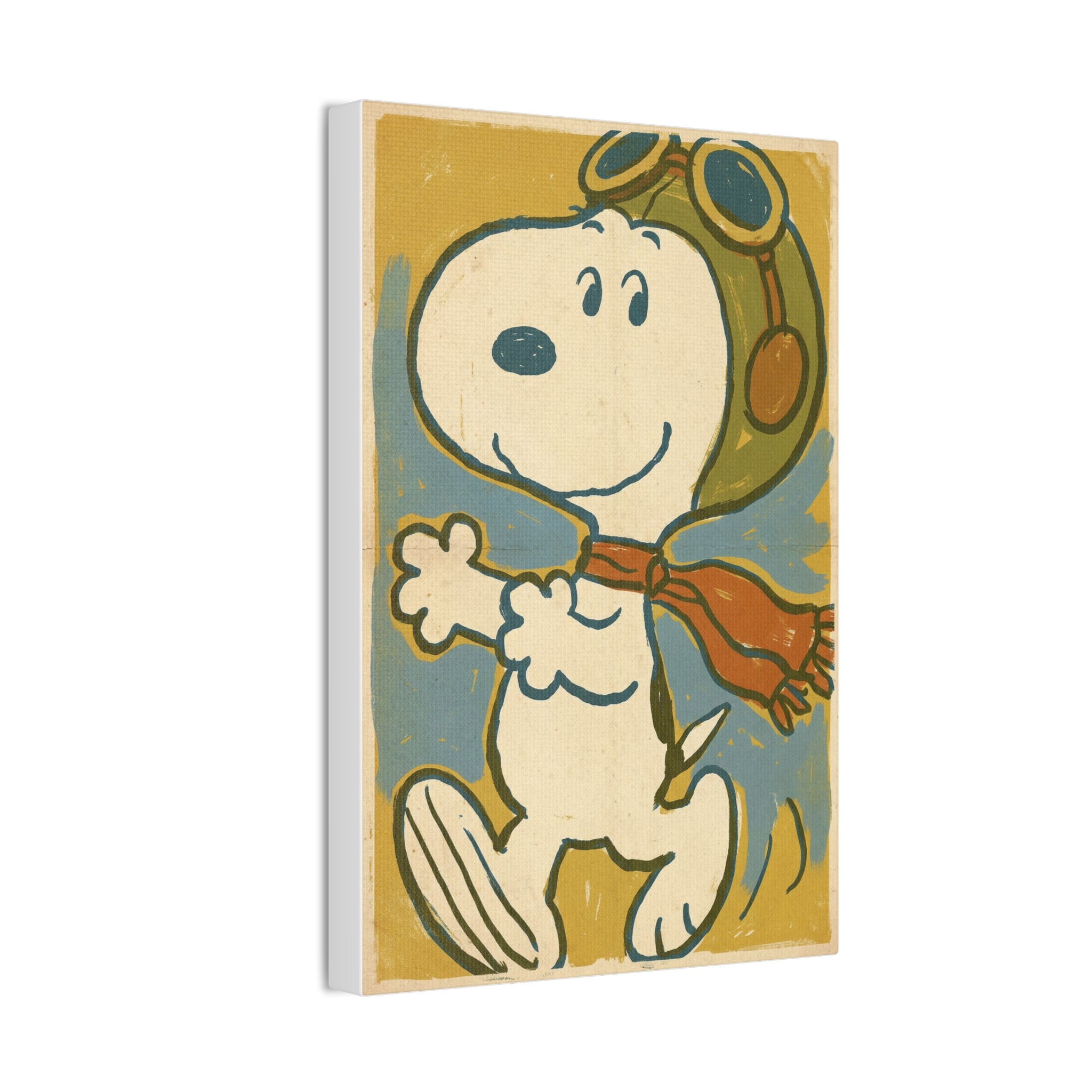Vintage Snoopy Pilot Canvas