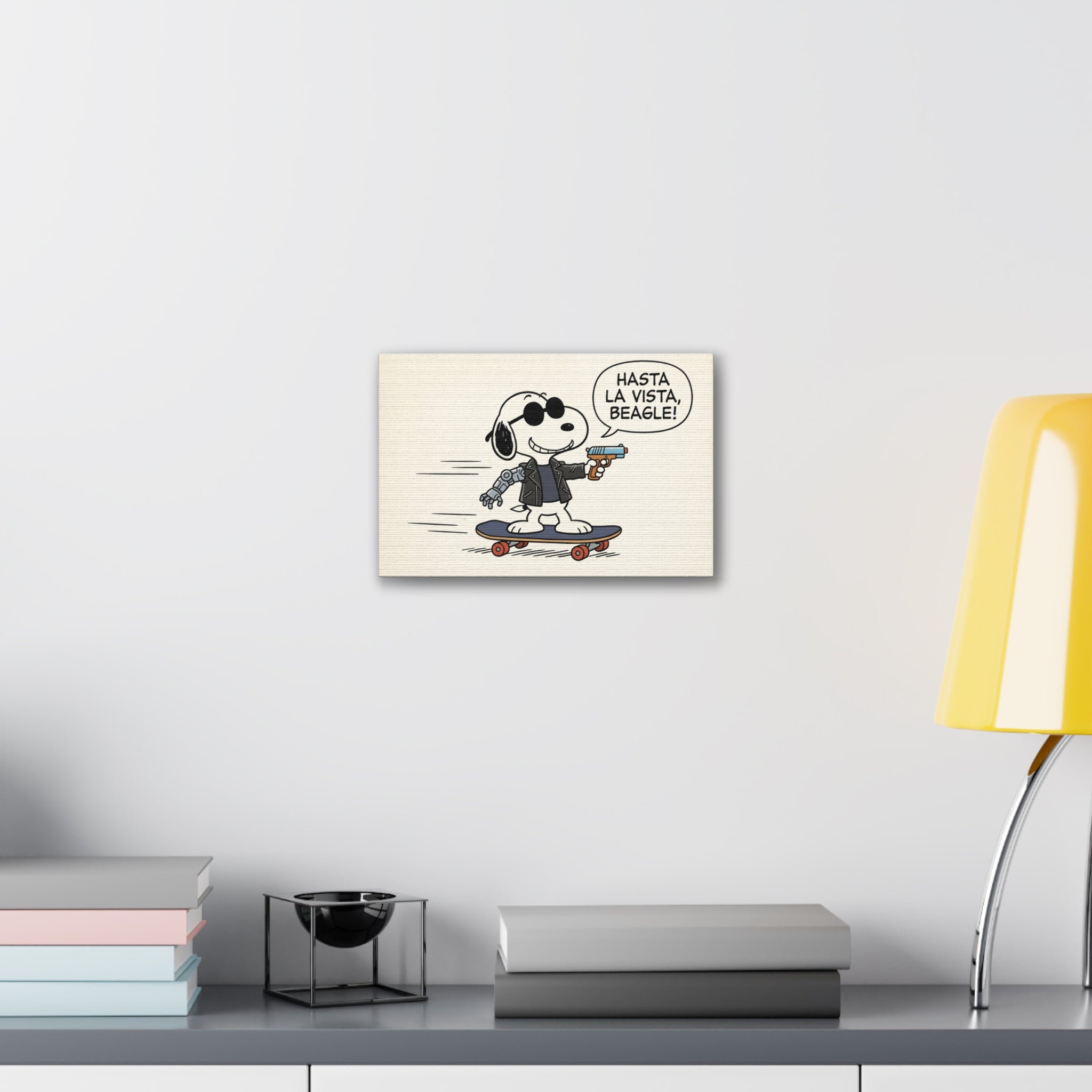 Terminator Beagle Canvas