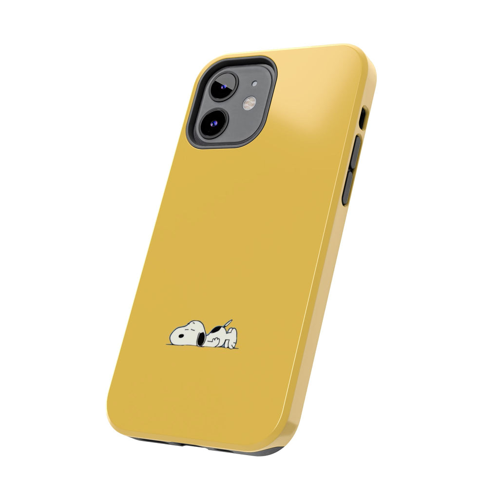 Sleeping Snoopy Yellow Phone Case