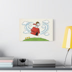 Flying Doghouse Canvas