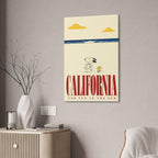 Woodstock California Beach Canvas