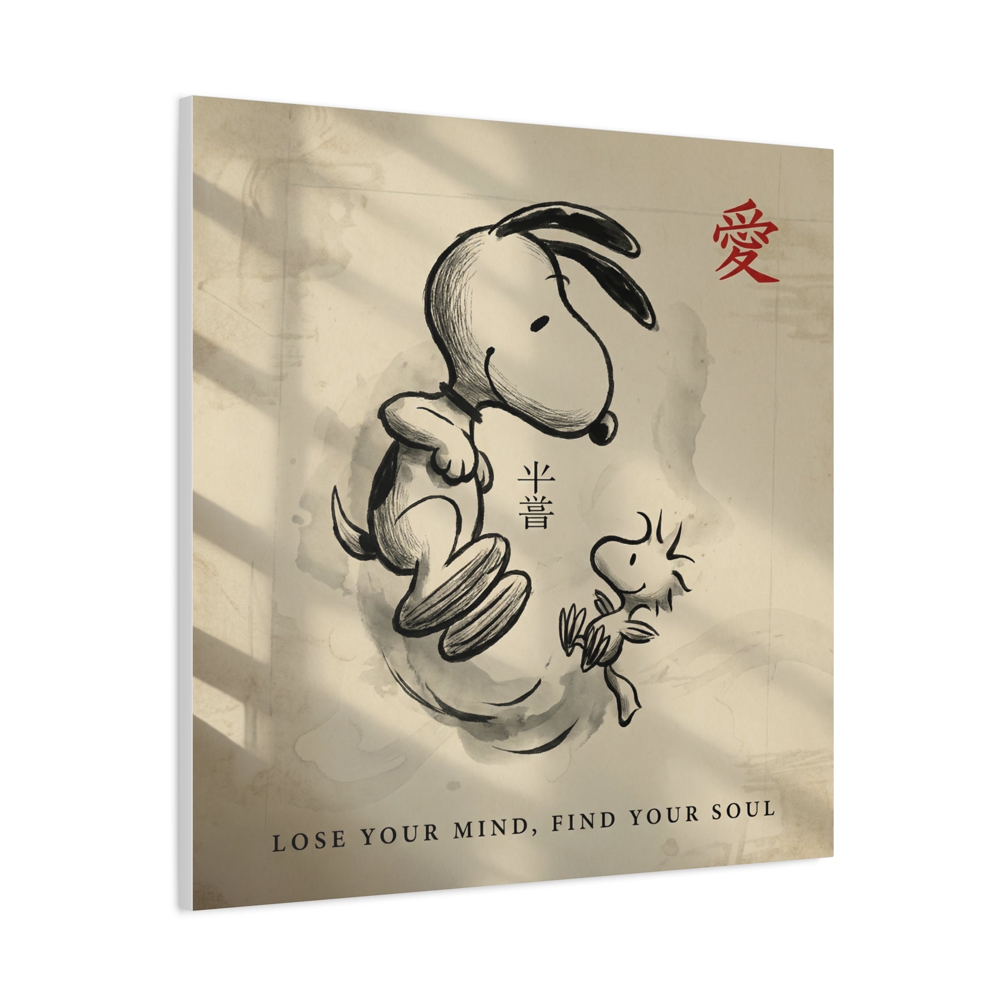 Zen Snoopy Woodstock Canvas