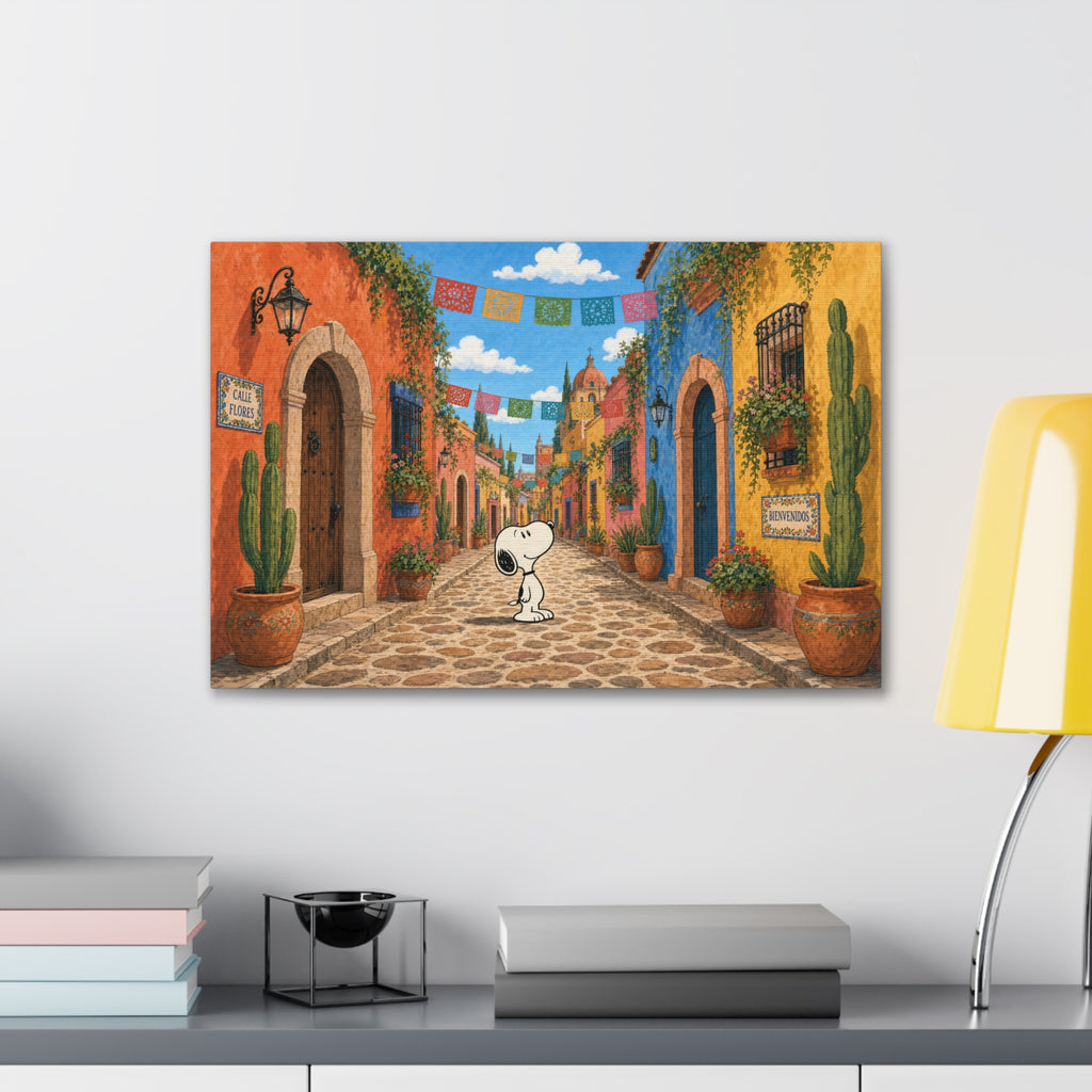 Mexican Street Canvas
