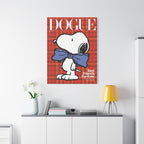 Snoopy Dogue Plaid Canvas