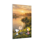 Peanuts Sunset Canvas