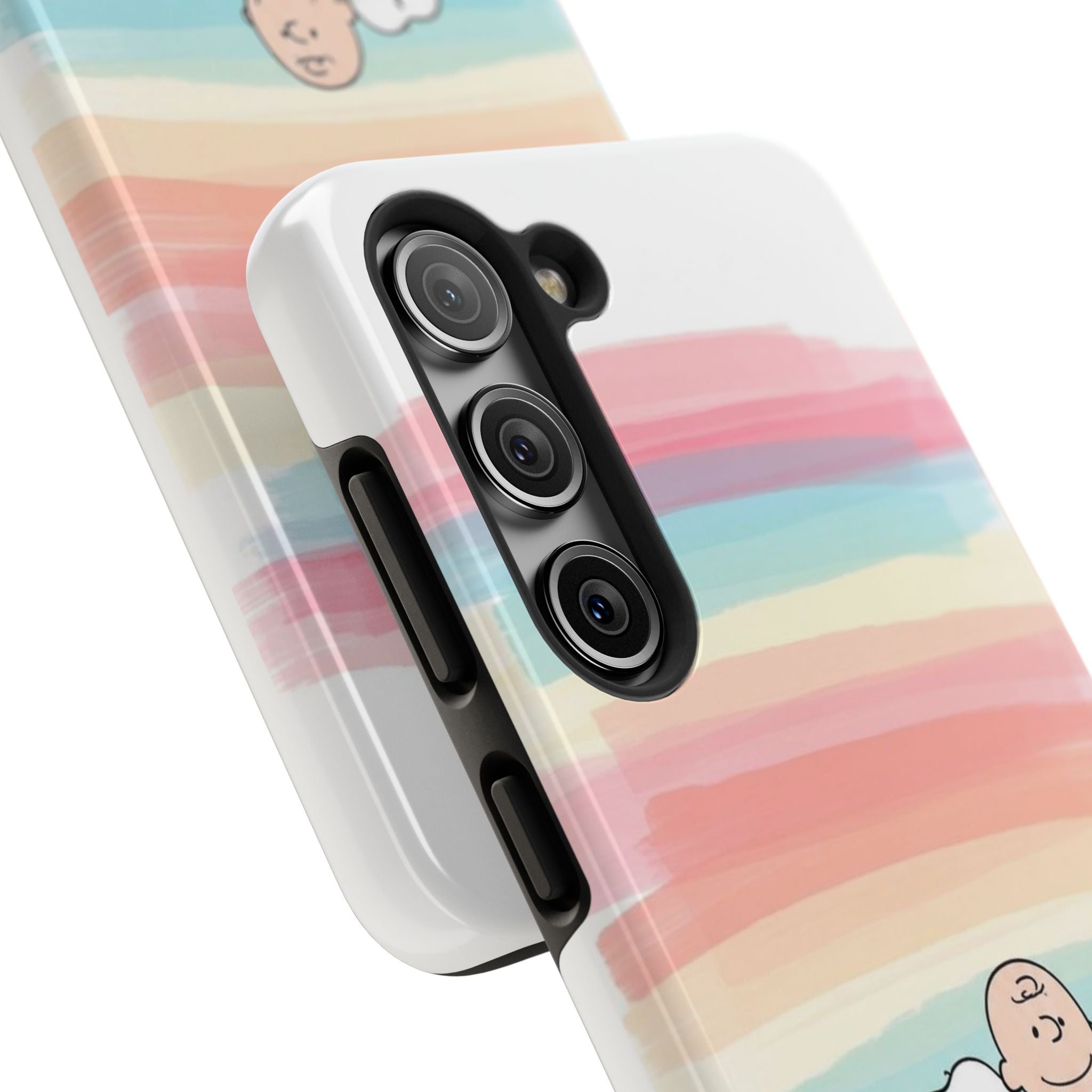 Pastel Stripe Peanuts Phone Case