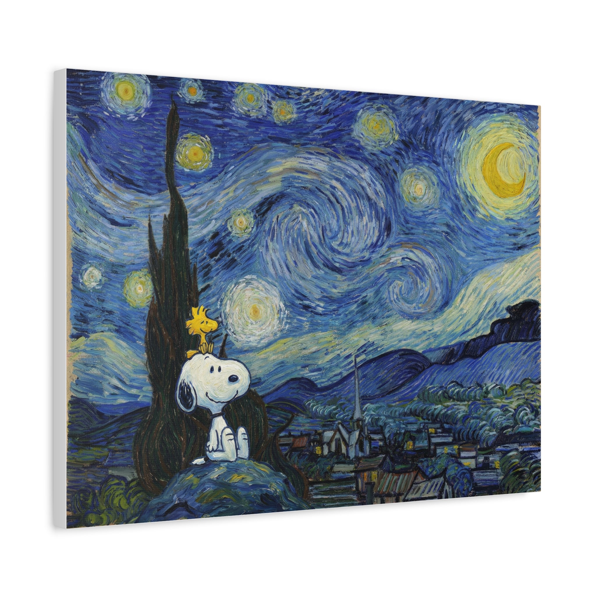 Woodstock Starry Night Canvas