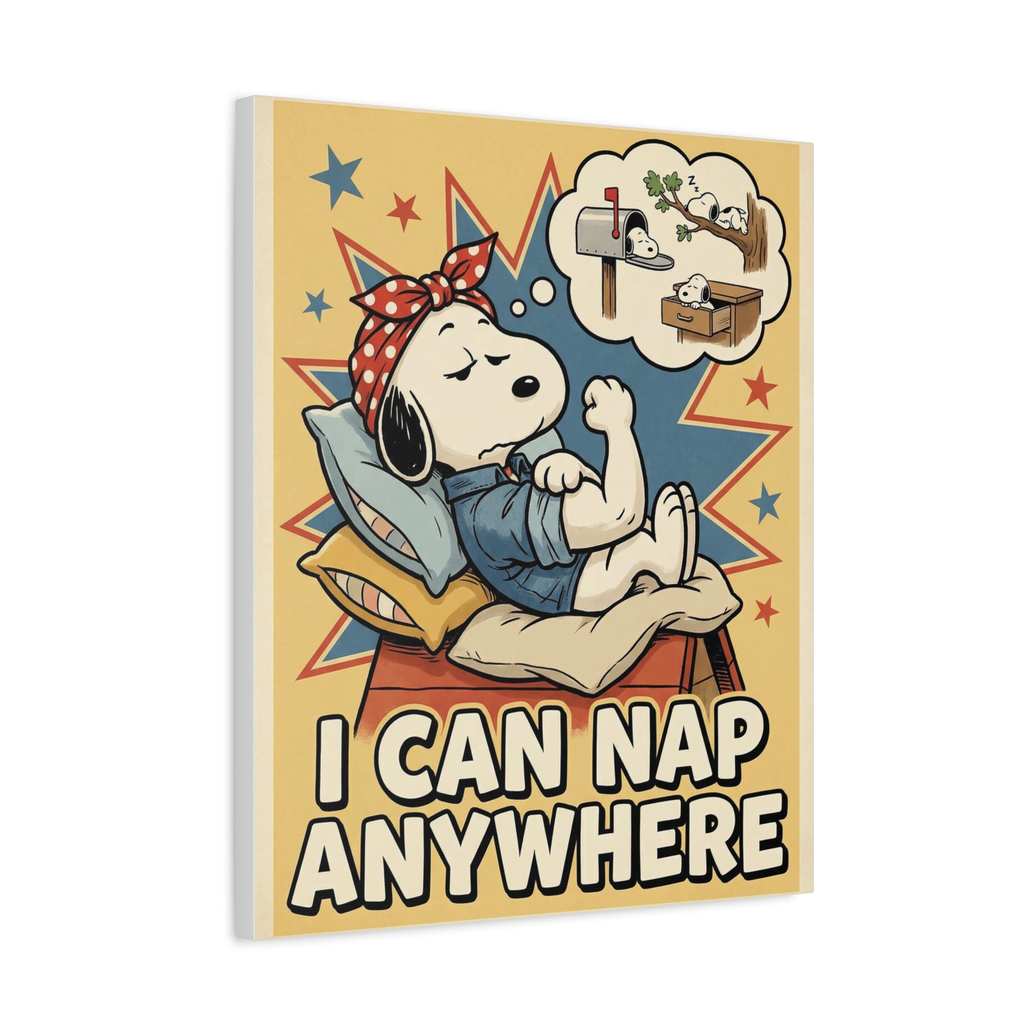 I Can Nap Anywhere Canvas
