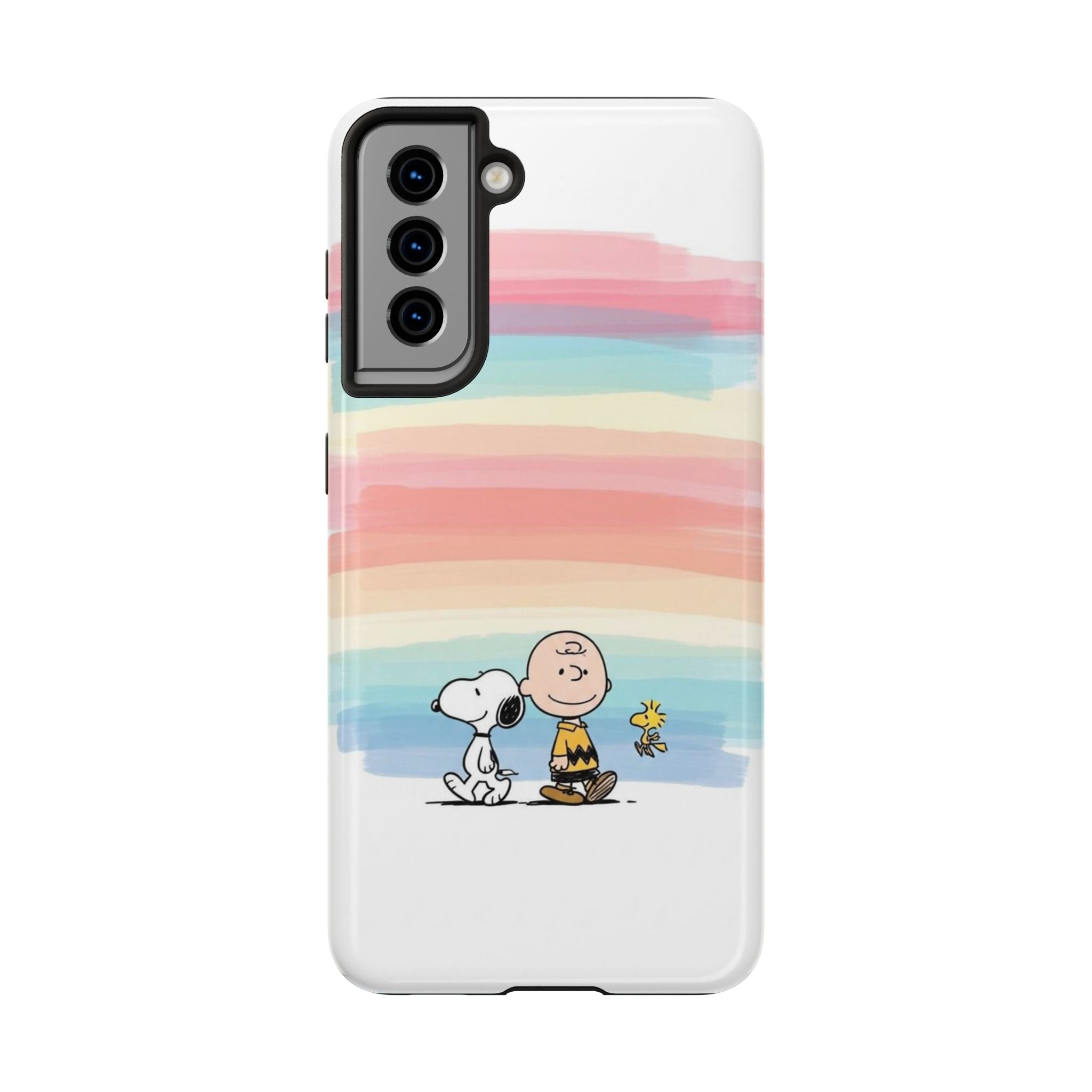 Rainbow Stripe Snoopy Phone Case