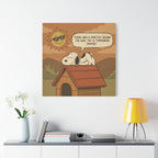 Doghouse Quote Canvas