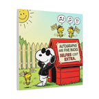 Snoopy Selfies Canvas