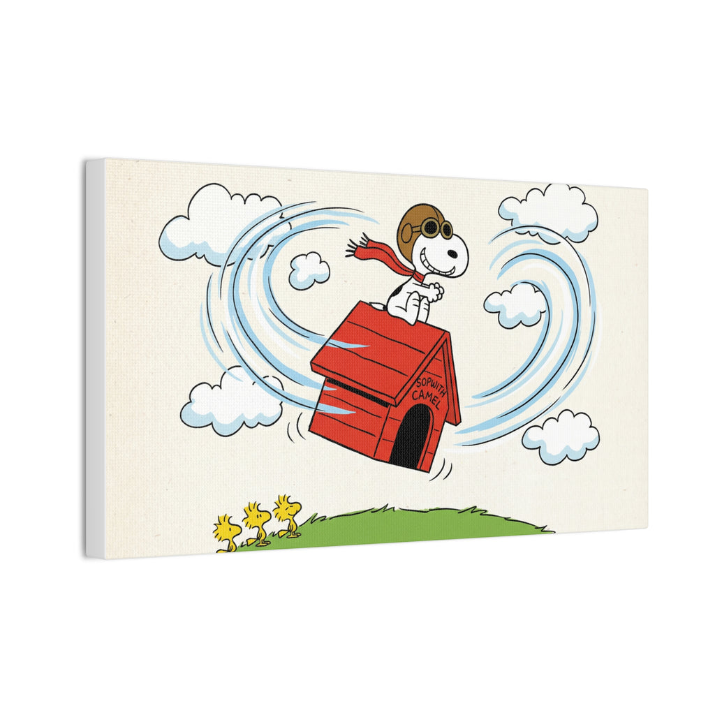 Flying Beagle Canvas