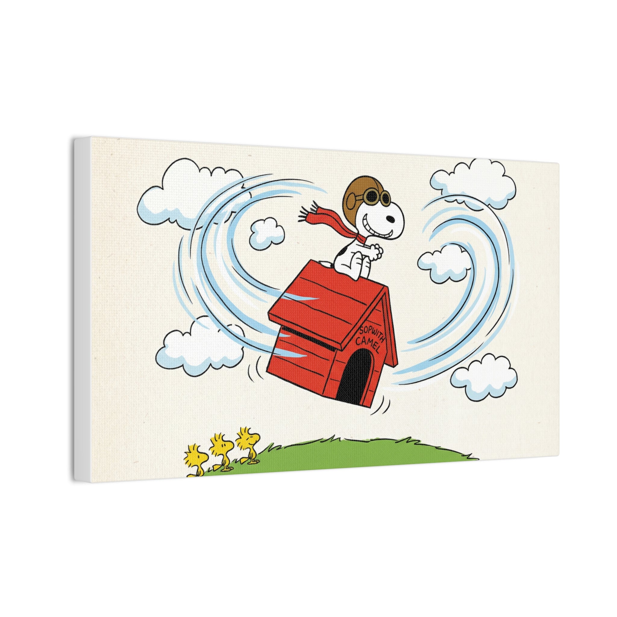 Flying Beagle Canvas