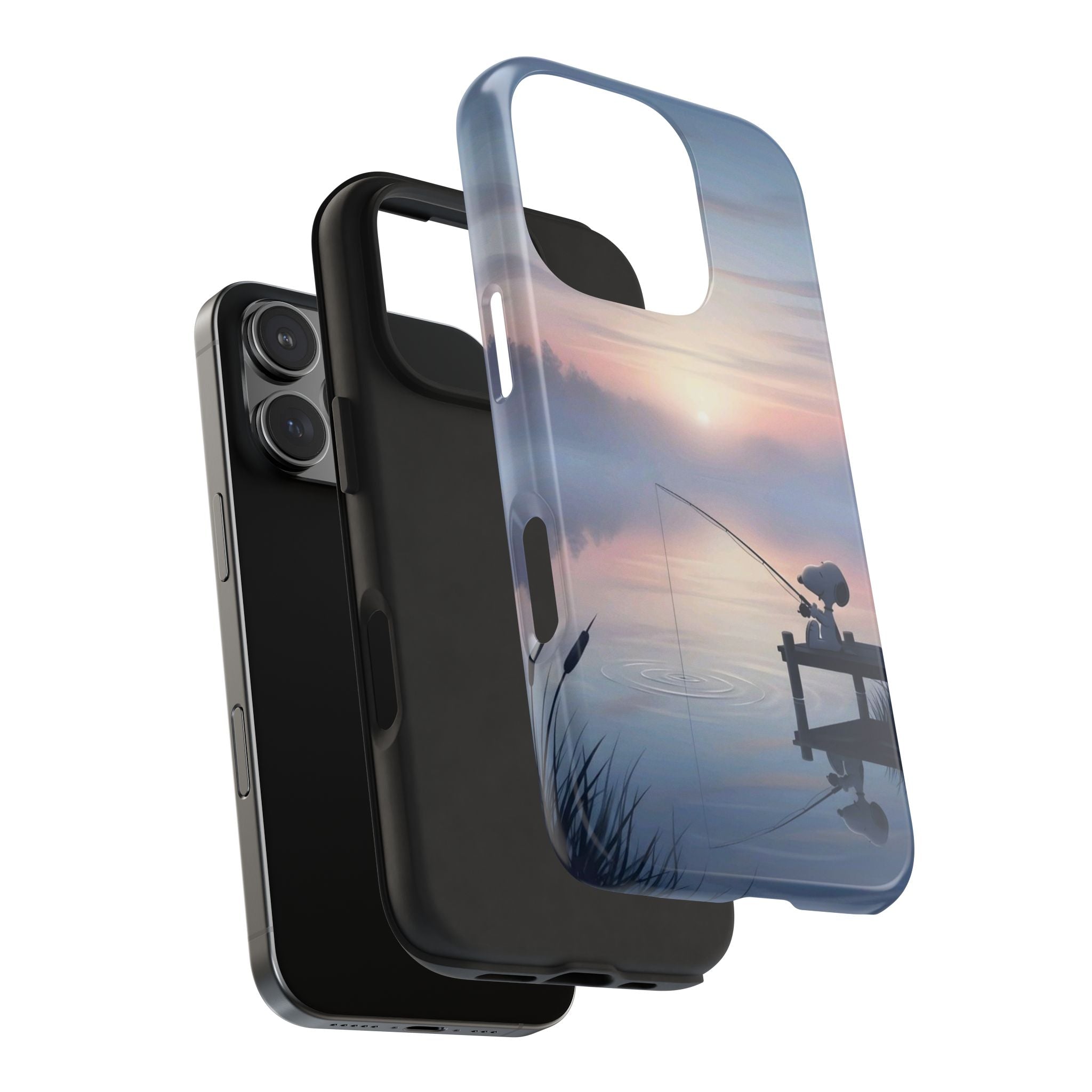 Sunset Fishing Phone Case