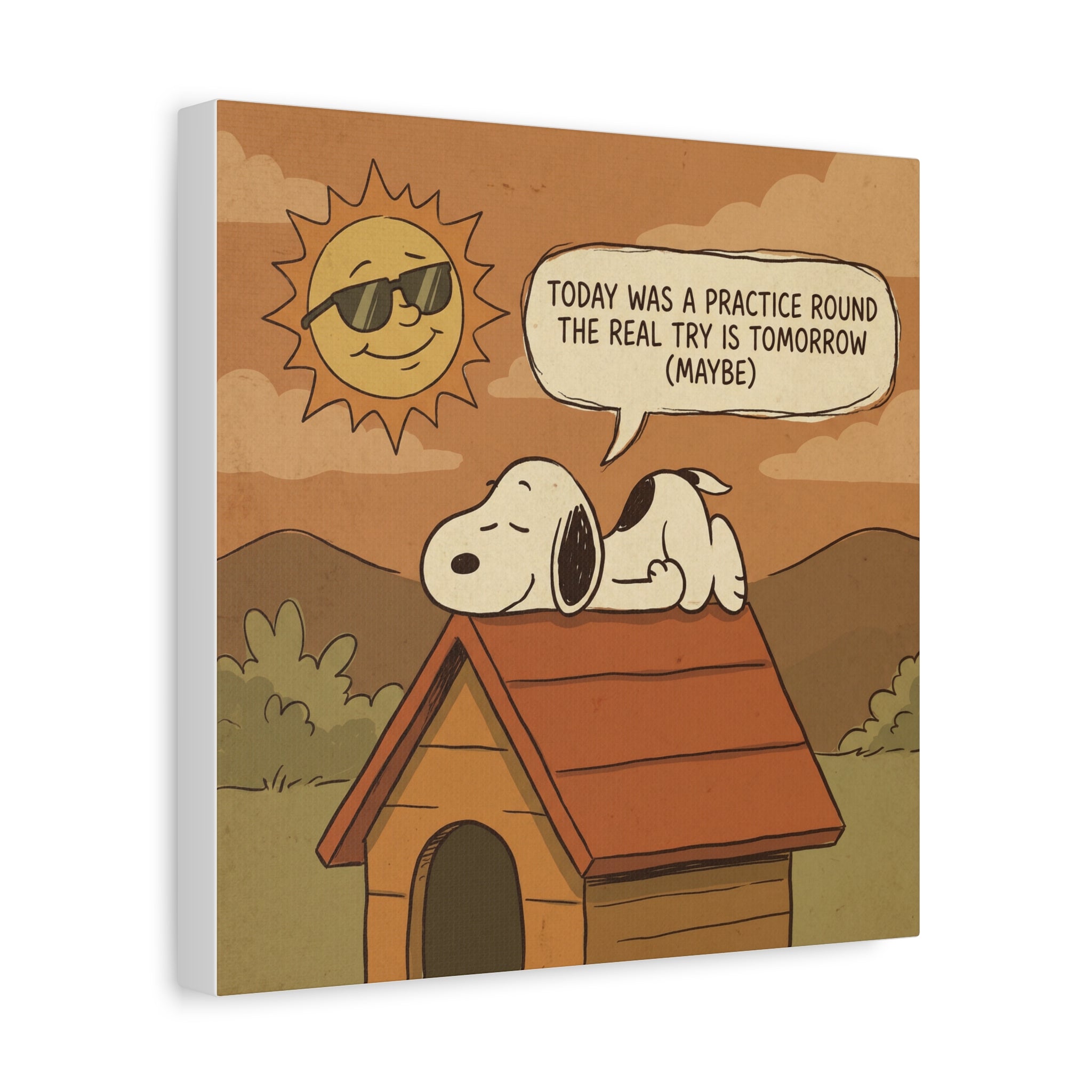 Doghouse Quote Canvas