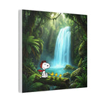 Snoopy Waterfall Canvas