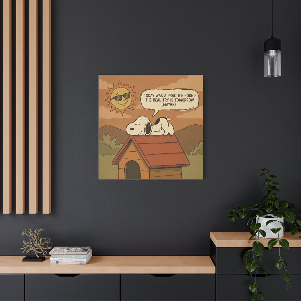 Doghouse Quote Canvas