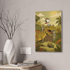 Snoopy Dino Adventure Canvas