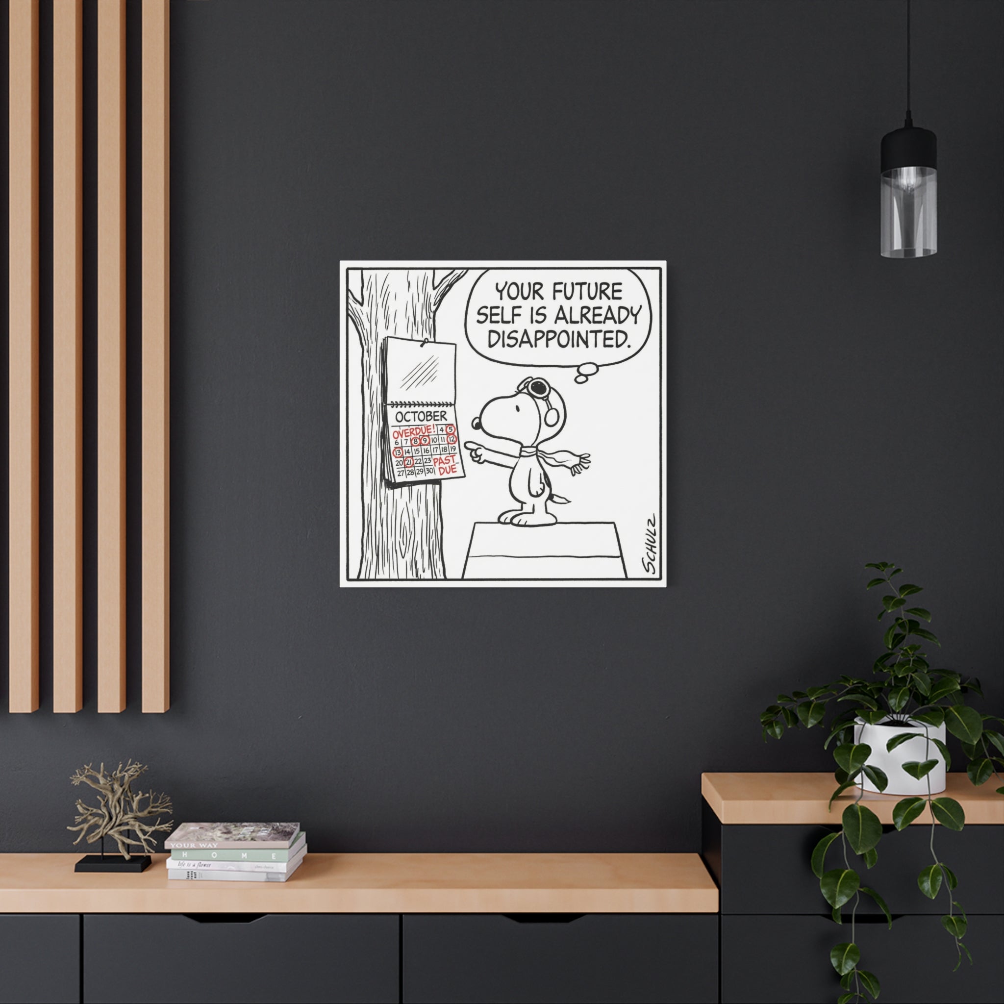 Future Self Disappointed Canvas