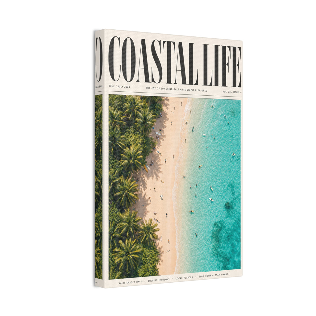 Coastal Life Beach Canvas