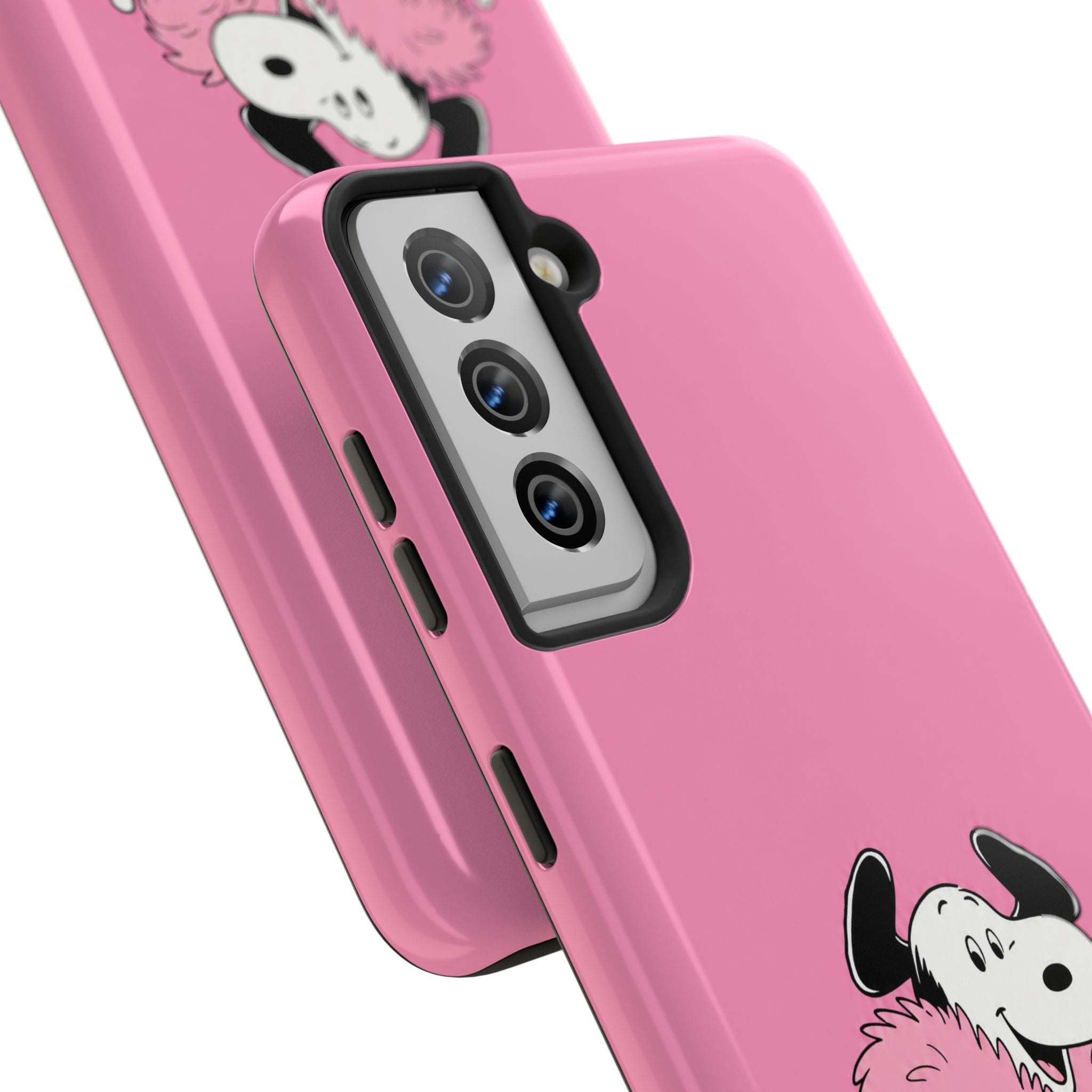 Pink Fuzzy Coat Case
