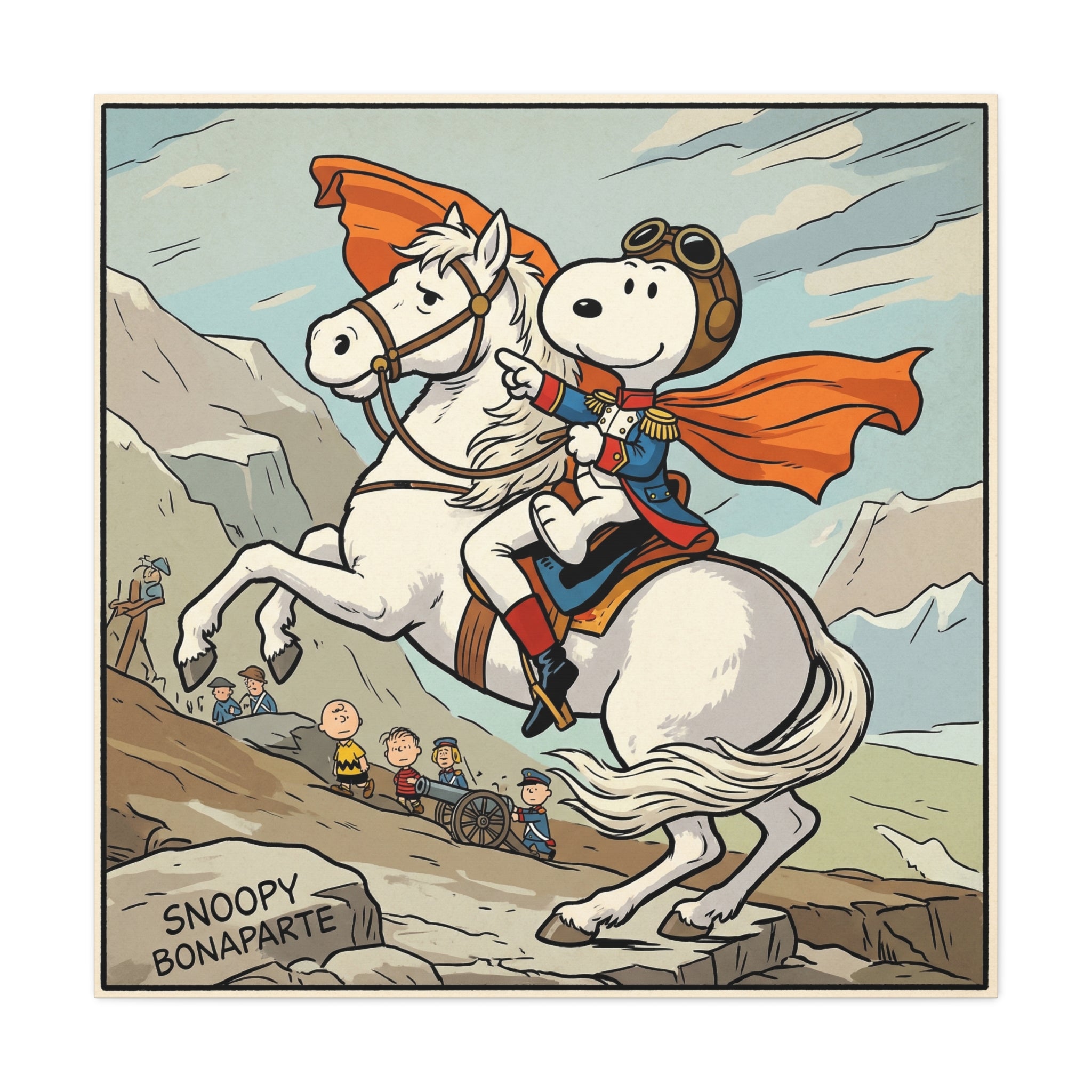 Snoopy Bonaparte Canvas