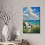 Teddy Bear Beach Canvas
