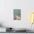 Snoopy Boat Scene Canvas