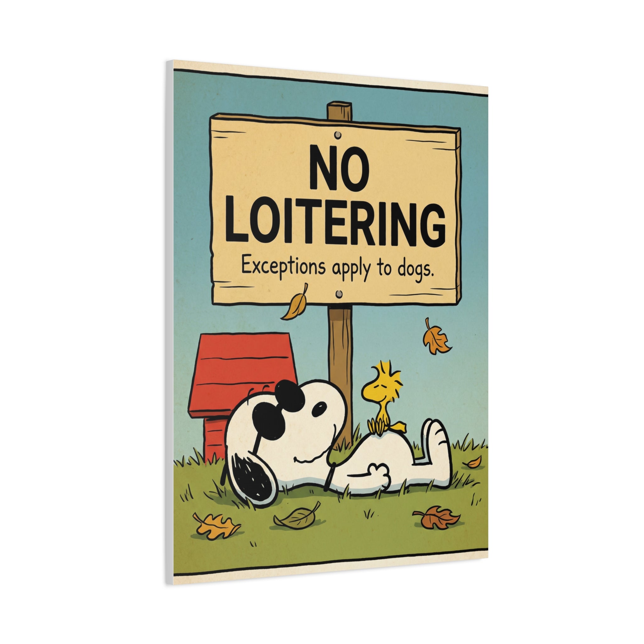 No Loitering Canvas