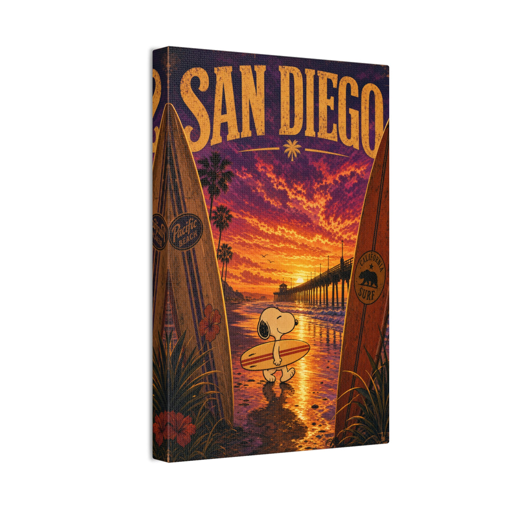 San Diego Surf Canvas