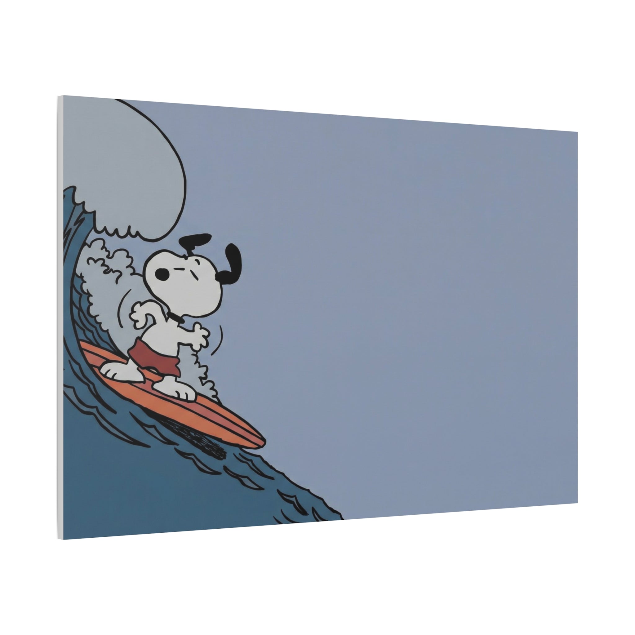 Surfing Dog Canvas