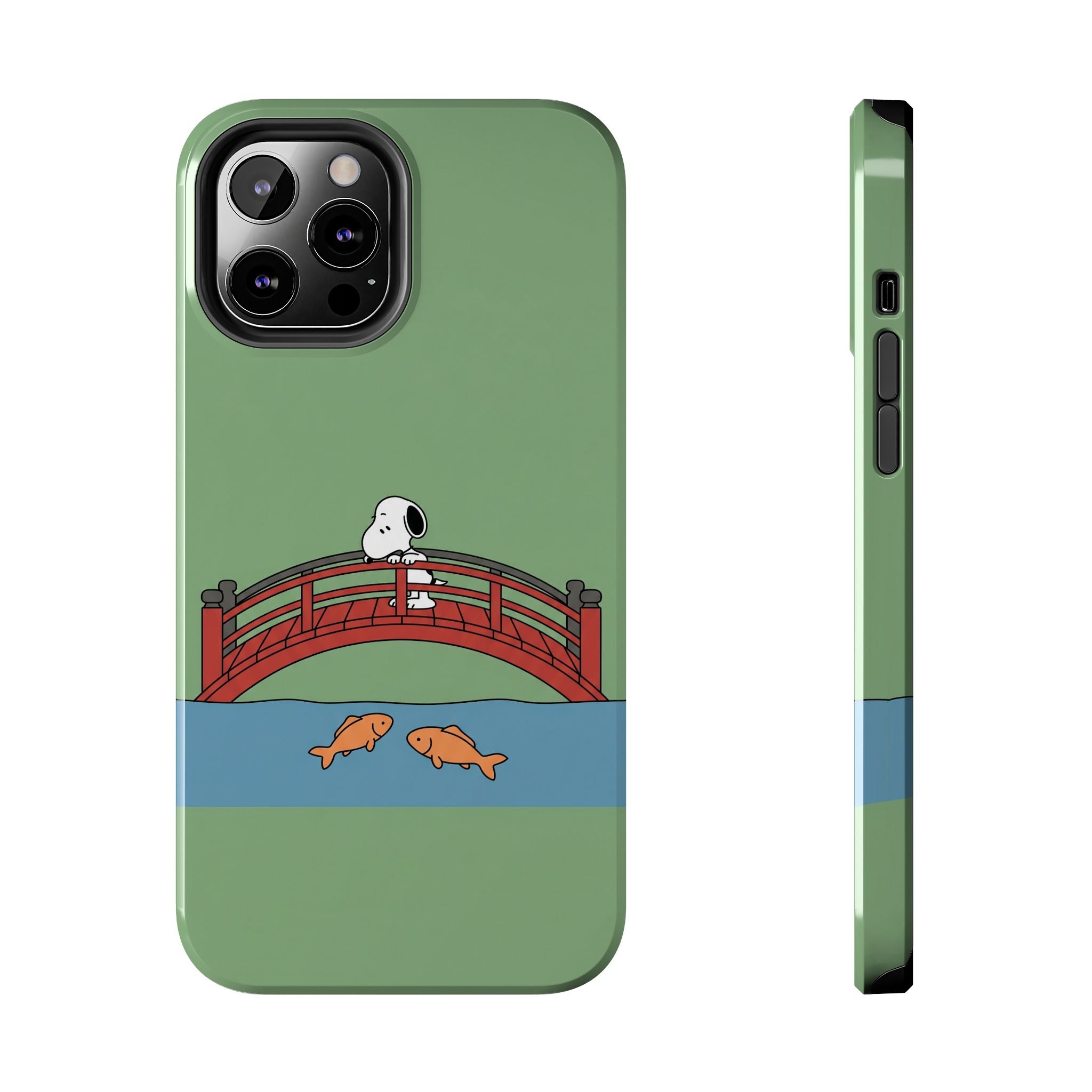 Koi Bridge Phone Case