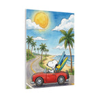 Surf Dog Road Trip Canvas